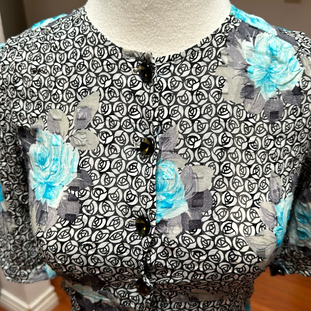 $12 Rose Patterned Dress - Picture 2 of 6